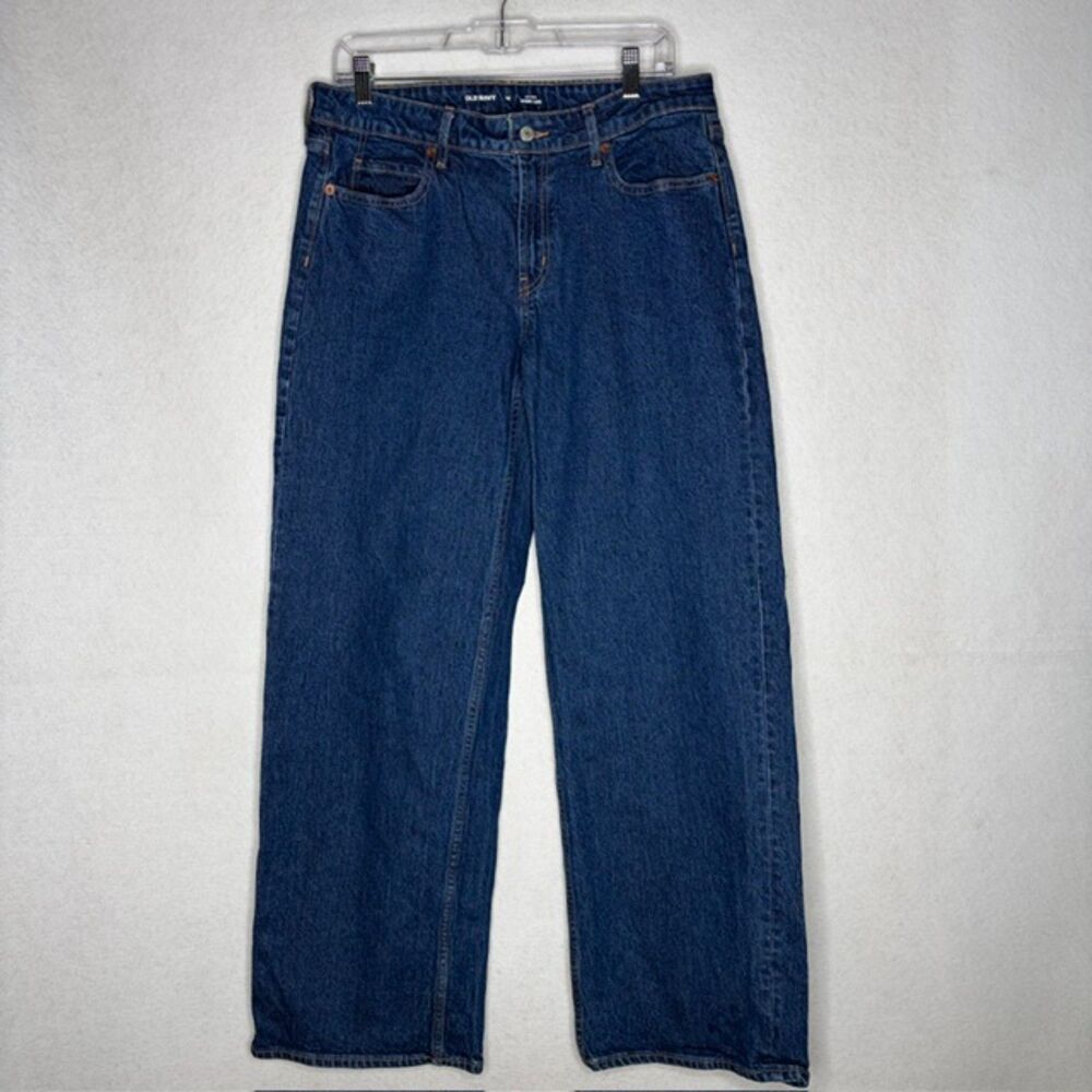 Old Navy Mid-Rise Wide Leg Jeans Normcore Casual Baggycore Size 10